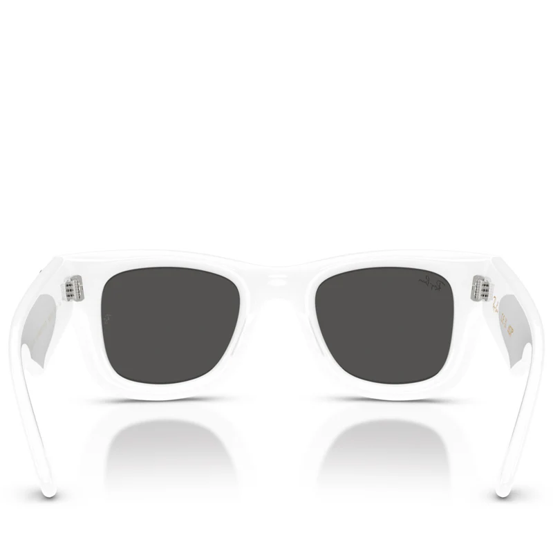 A$AP Rocky x Ray-Ban Wayfarer Puffer Crystal Edition - Polished White/Strass - Image 3