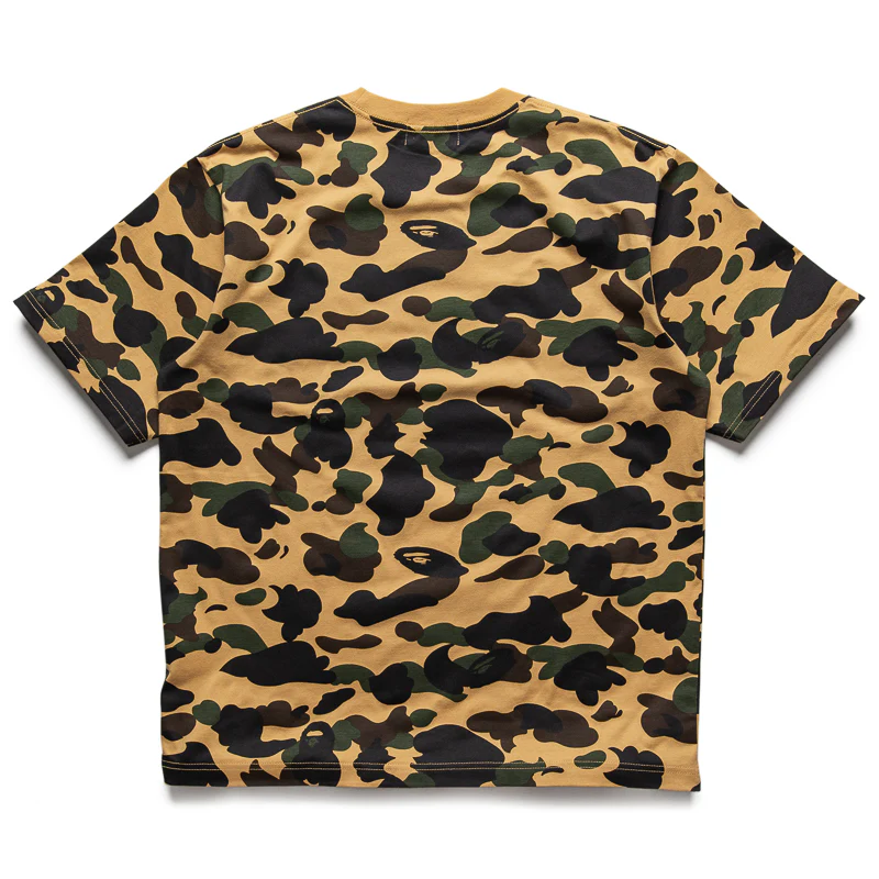 A Bathing Ape 1st Camo Point Tee - Yellow - Image 2