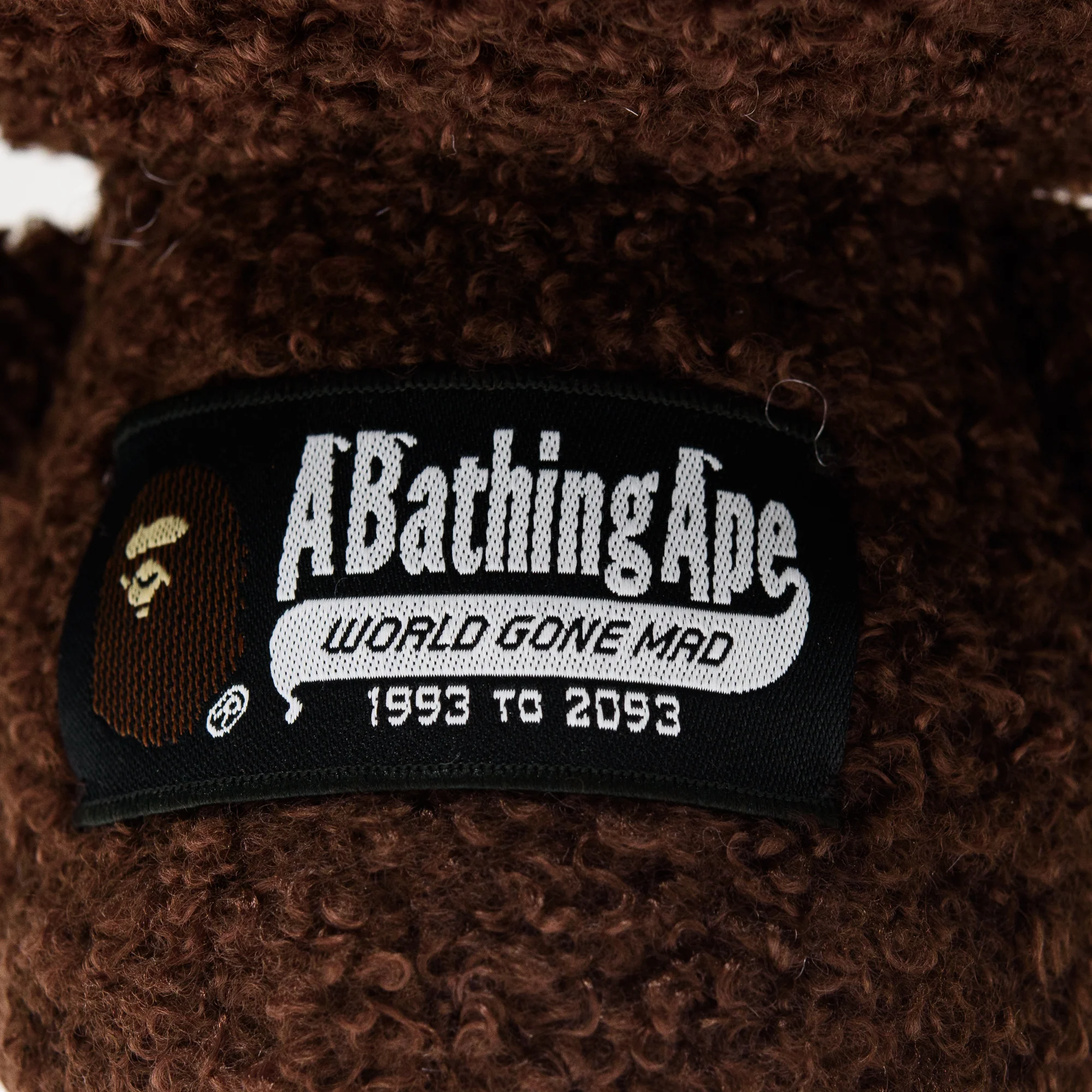 A Bathing Ape Baby Milo Plush Doll - Brown - Image 3