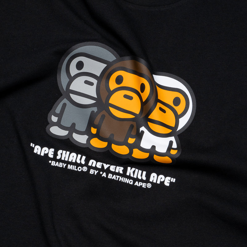 A Bathing Ape Baby Milo Tee - Black - Image 3
