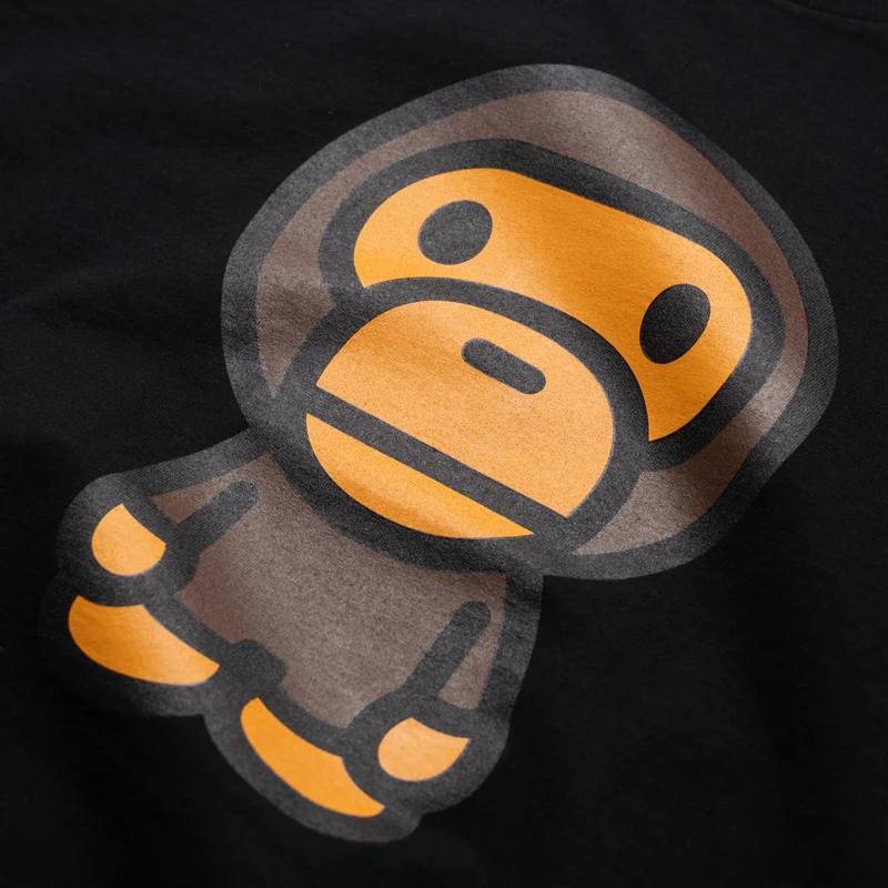 A Bathing Ape Big Baby Milo Tee - Black - Image 3