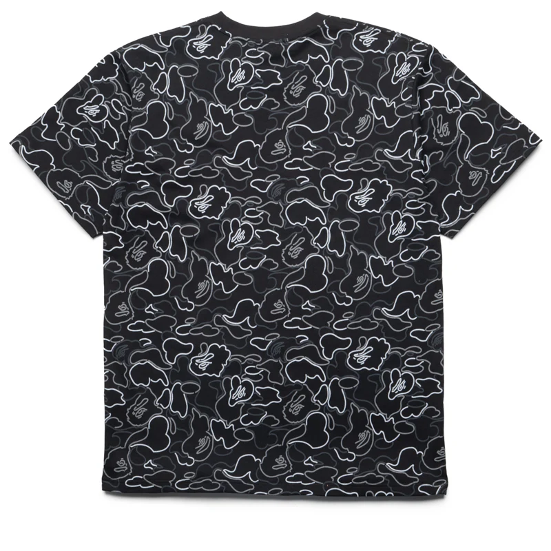 A Bathing Ape Neon Camo Bape Tee - Black - Image 2