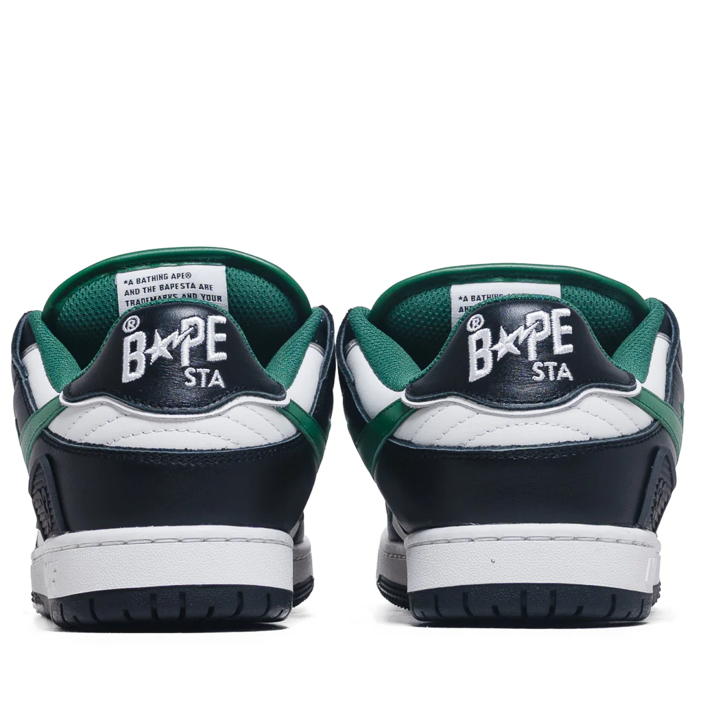 A Bathing Ape New Bape Sk8 Sta #1 M2 - Black/Green - Image 4