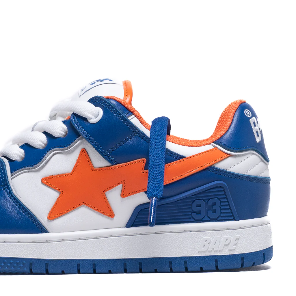 A Bathing Ape New Bape Sk8 Sta #1 M2 - Blue/Orange - Image 7