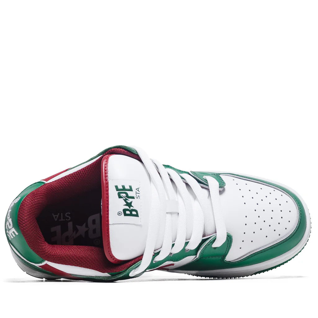 A Bathing Ape New Bape Sk8 Sta #1 M2 - Green/Red - Image 5
