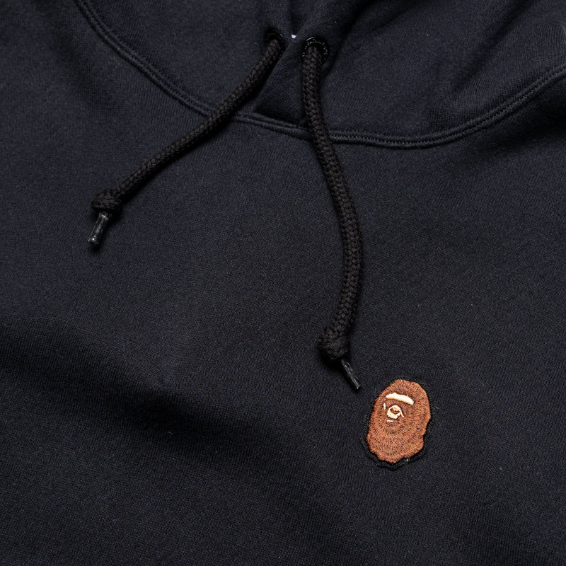 A Bathing Ape One Point Pullover Hoodie - Black - Image 3