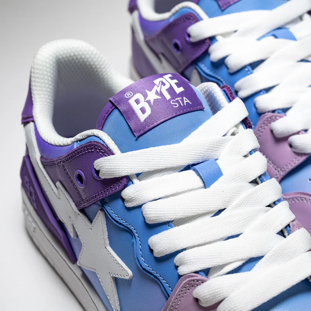 A Bathing Ape Sk8 Sta #1 - Purple/Blue - Image 7