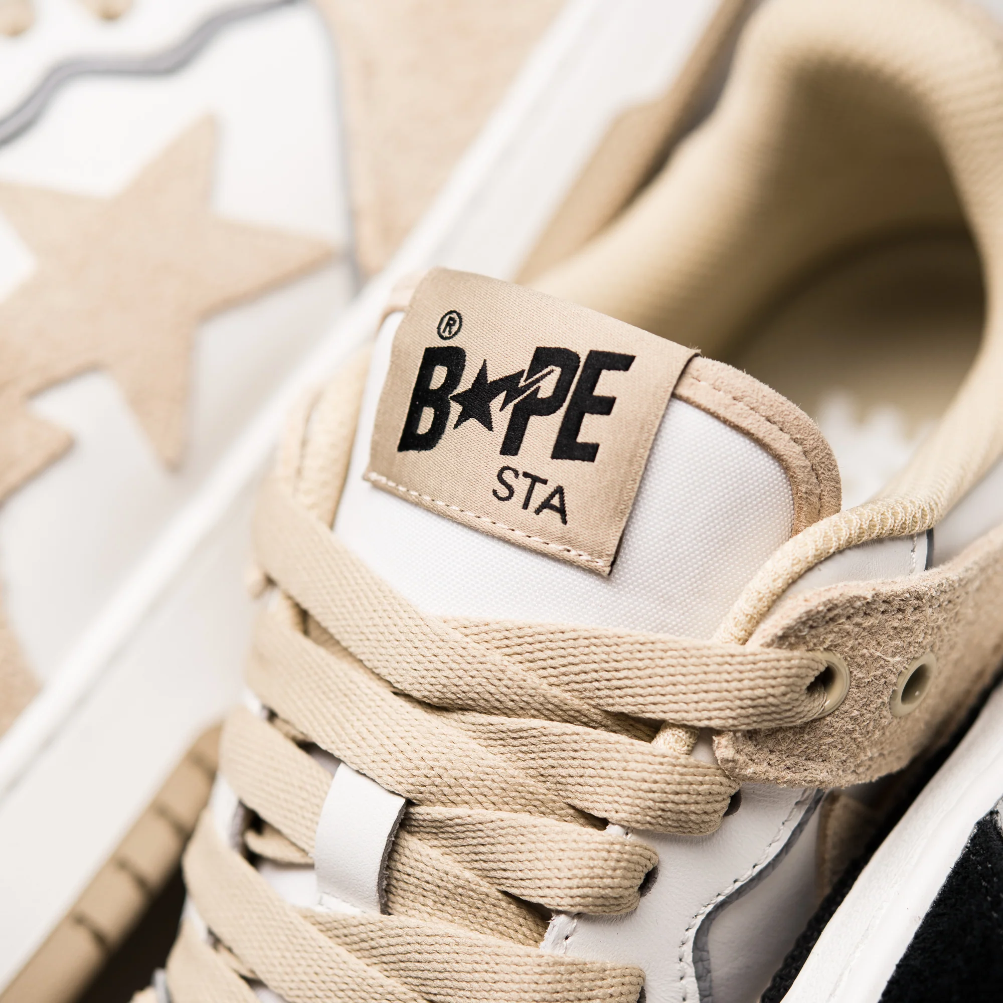 A Bathing Ape Sk8 Sta #3 - Beige/White - Image 9