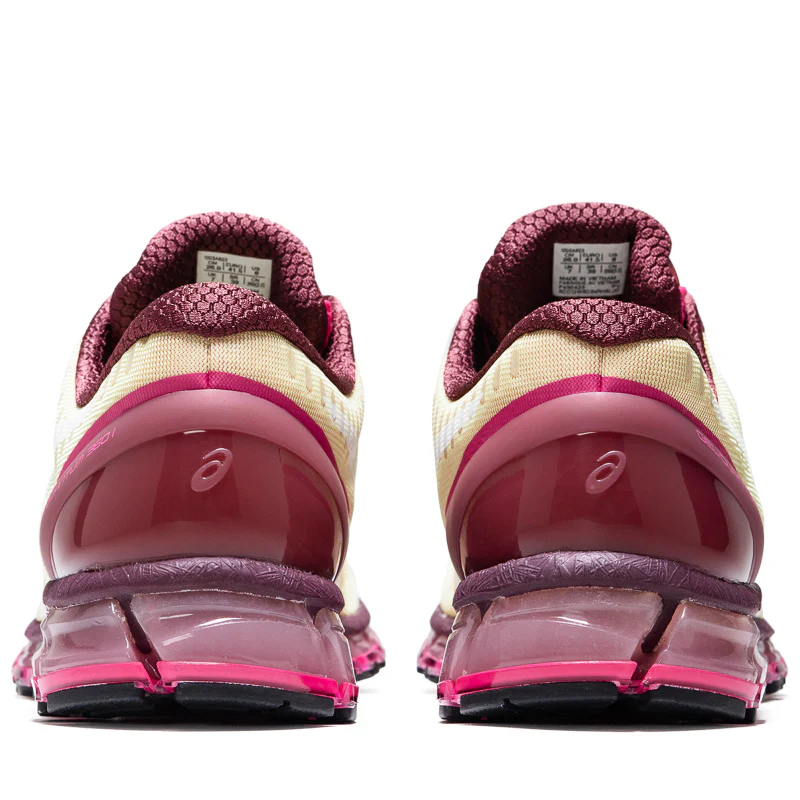 Above The Clouds x Asics Gel-Quantum 360 I - Soft Yellow/Brisket Red - Image 4