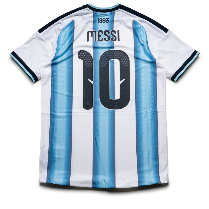 Adidas Argentina 26 Home Messi Authentic Jersey - White/Icey Blue - Image 2