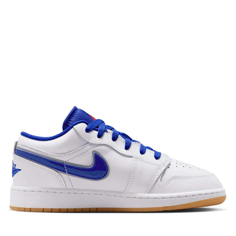 Air Jordan 1 Low SE (GS) - White/Old Royal - Image 3