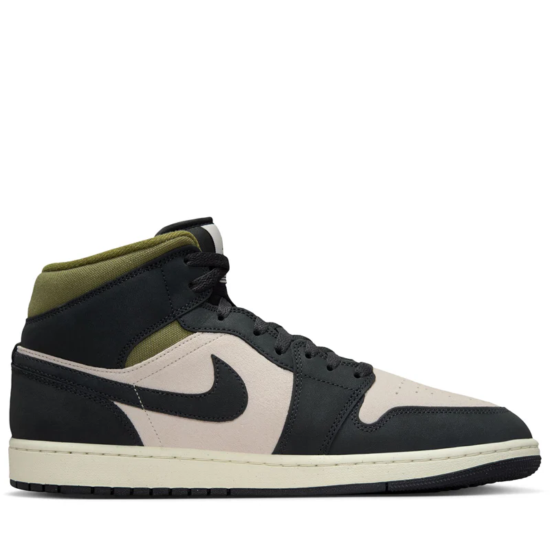 Air Jordan 1 Mid SE - Light Orewood Brown/Off Noir - Image 3