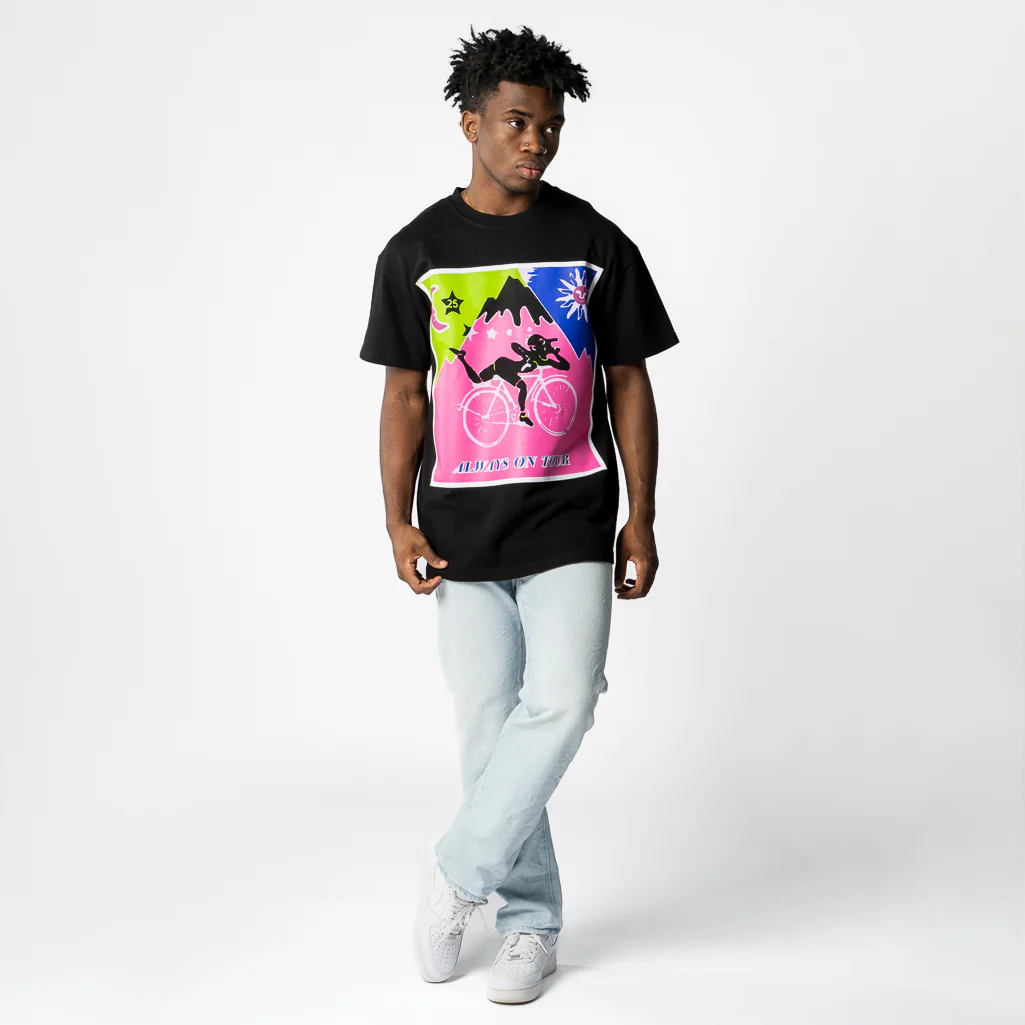 Always On Tour Acid Homage Tee - Black - Image 4