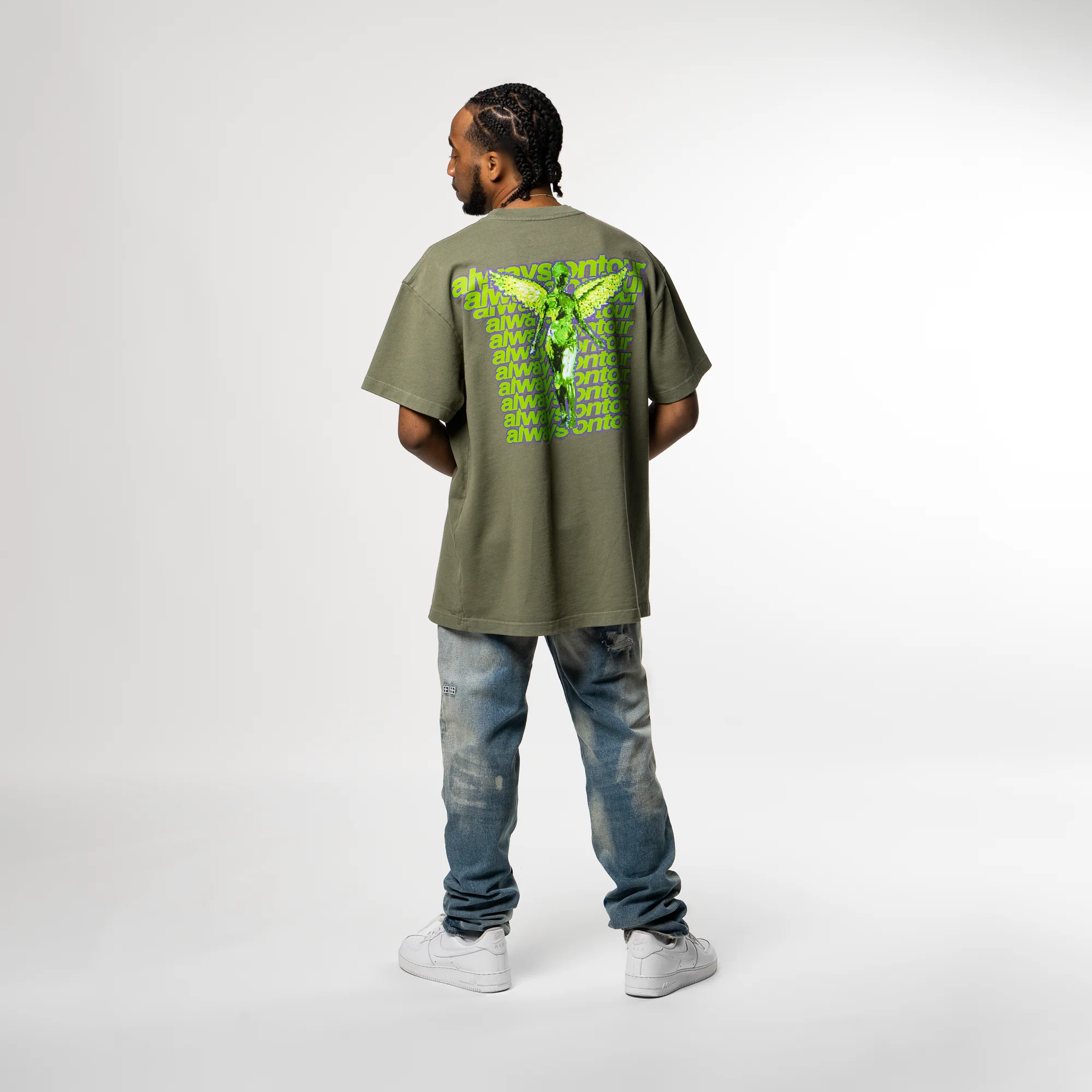 Always On Tour Come As You Are Tee - Olive - Image 8