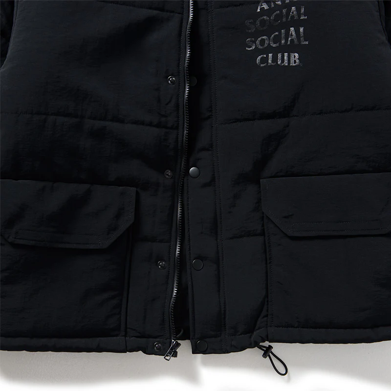Anti Social Social Club Standard Issues Puffer - Black - Image 5