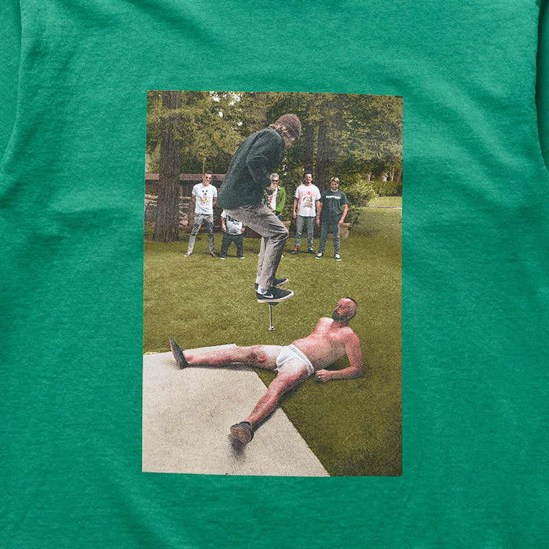 Babylon x Jackass Cup Test Tee - Green Bottle - Image 3