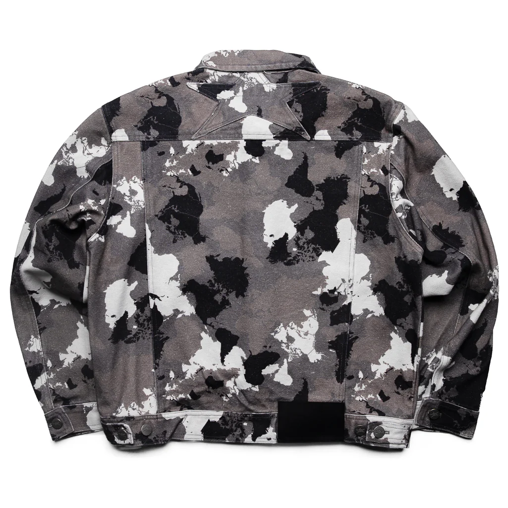 Barriers Worldwide Star Camo Jacket - Snow - Image 2