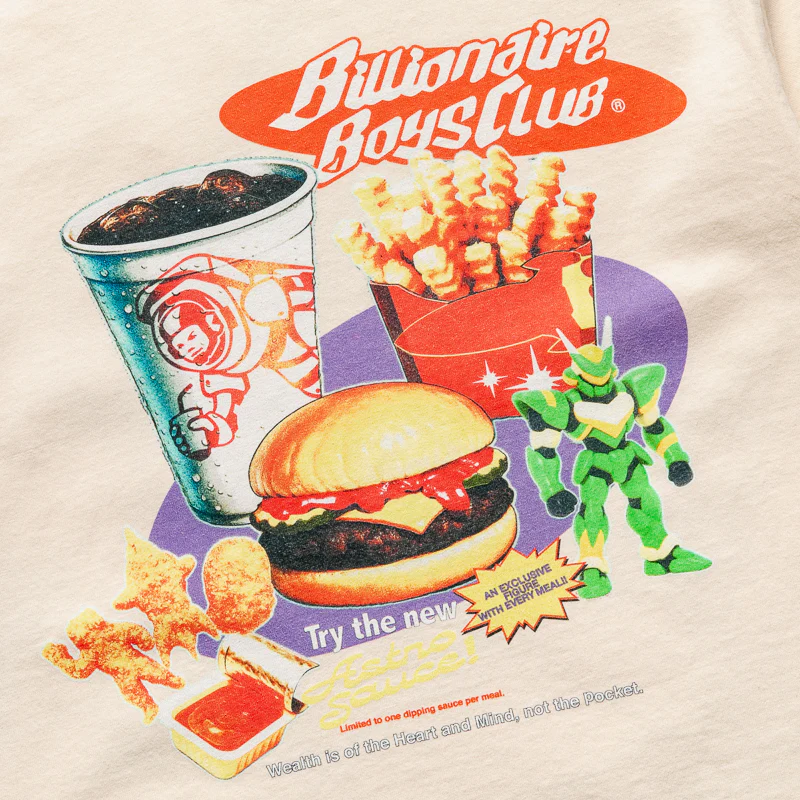 Billionaire Boys Club Astro Sauce Knit Tee - Ecru - Image 3