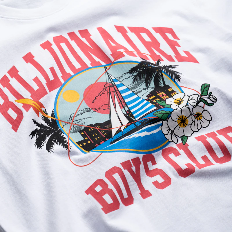 Billionaire Boys Club Sail Tee - White - Image 3