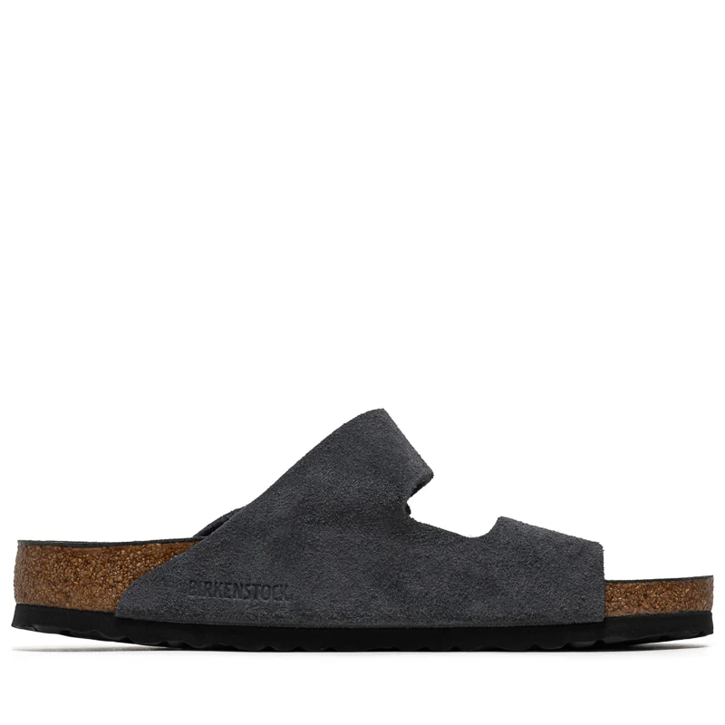 Birkenstock Arizona Soft Footbed Suede - Charcoal Tonal - Image 3