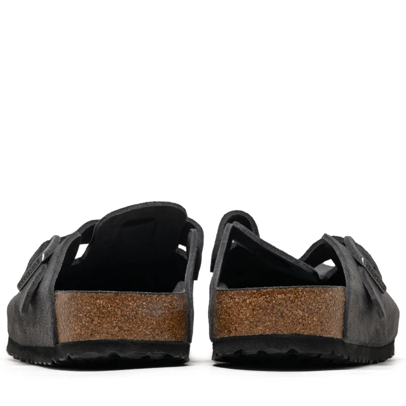Birkenstock Boston Soft Footbed Suede - Charcoal - Image 4