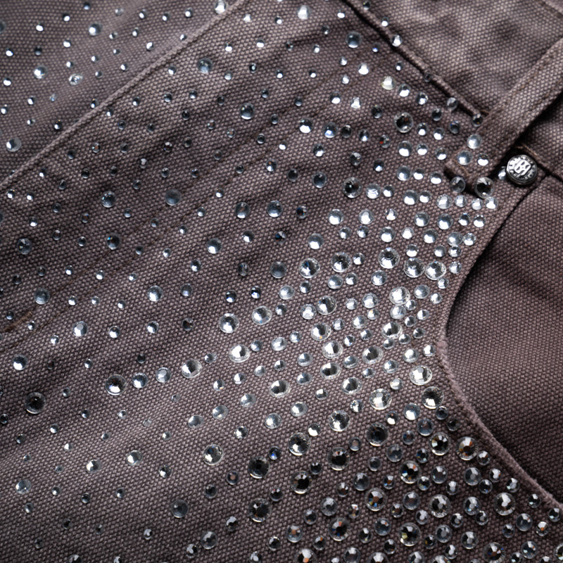 Birth Of Royal Child Redial 20K Diamond Shorts - Washed Brown - Image 3