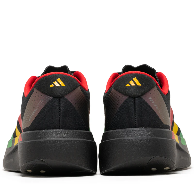 Bob Marley x Adidas Adizero EVO SL Woven - Core Black/Vivid Green - Image 4