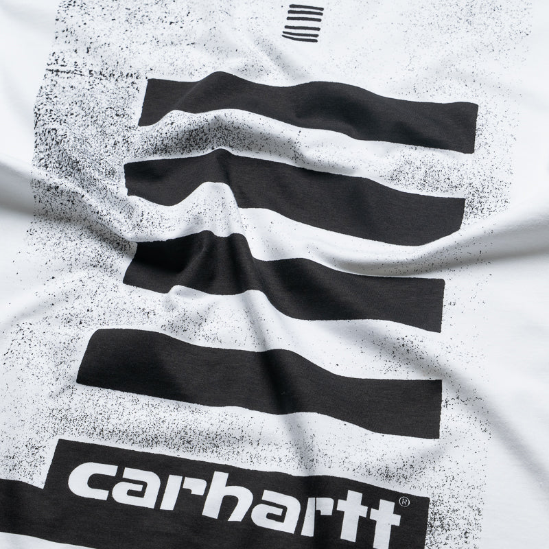 Carhartt WIP Archive Lines Tee - White - Image 3