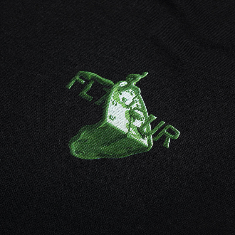 Flaneur Bending Time Tee - Black - Image 3