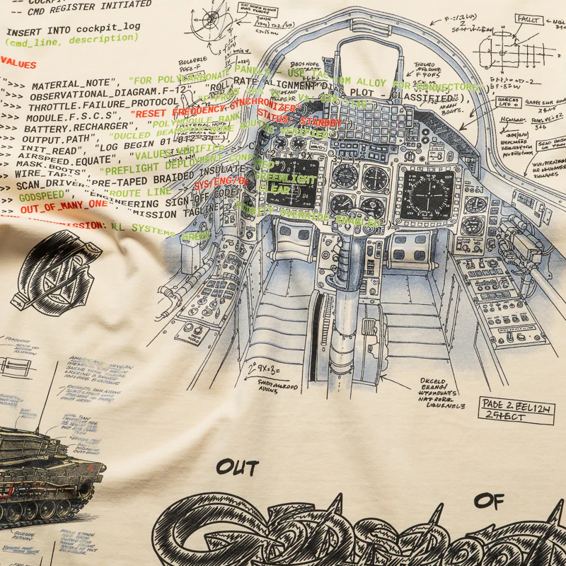 Godspeed New York Art Of War Tee - Bone - Image 3