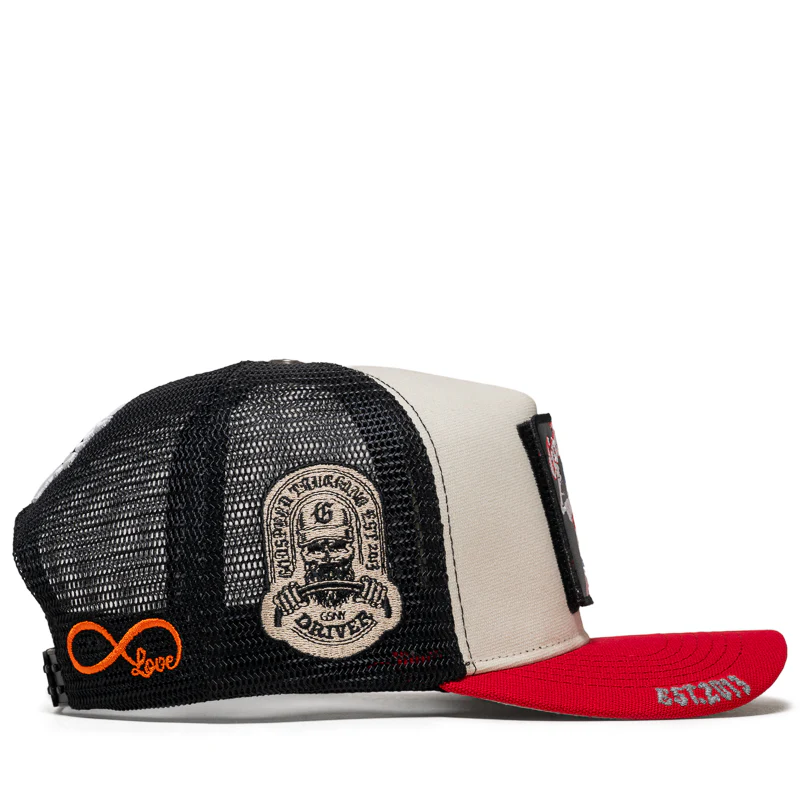 Godspeed New York Mood Trucker Hat II - White/Red - Image 2