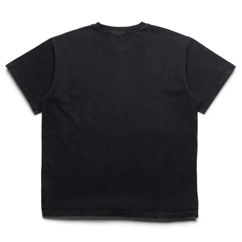 Homme Femme The Wizard Racing Tee - Washed Black - Image 2