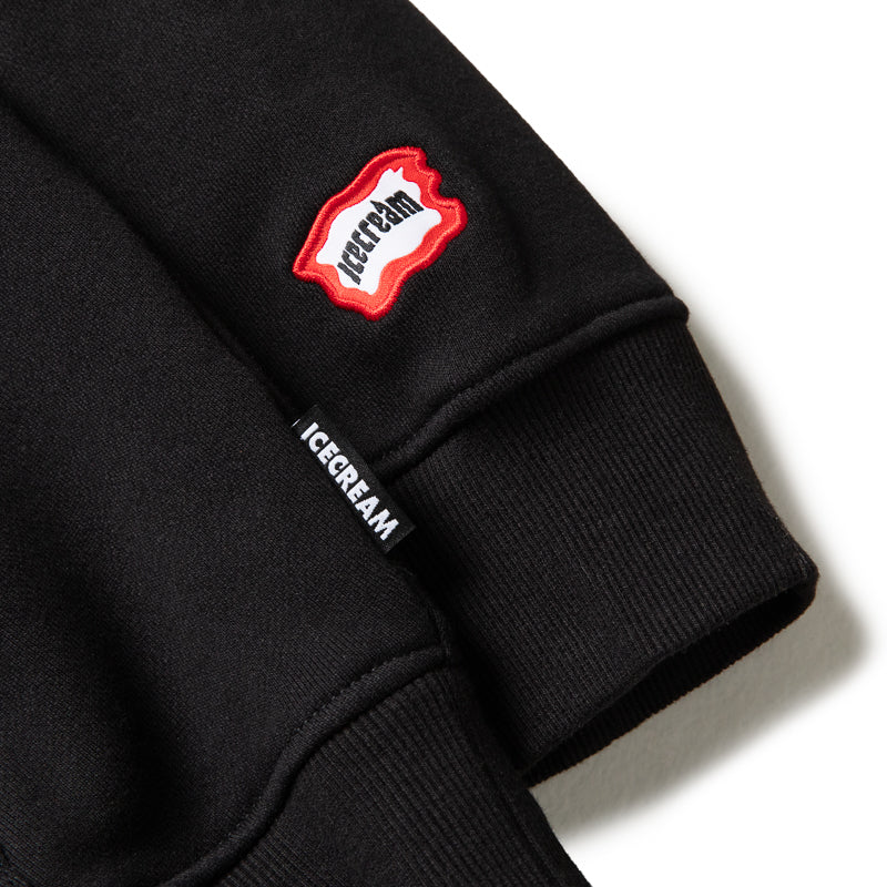 Ice Cream Zippy Hoodie - Black - Image 4