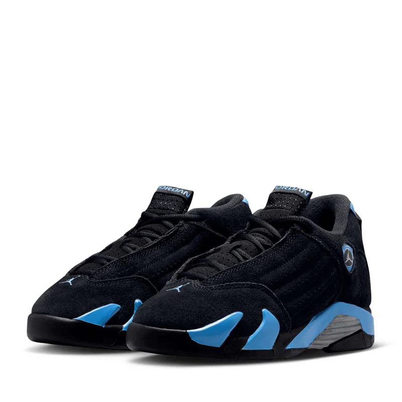 Jordan 14 Retro 'University Blue' (PS) - Black/White - Image 2