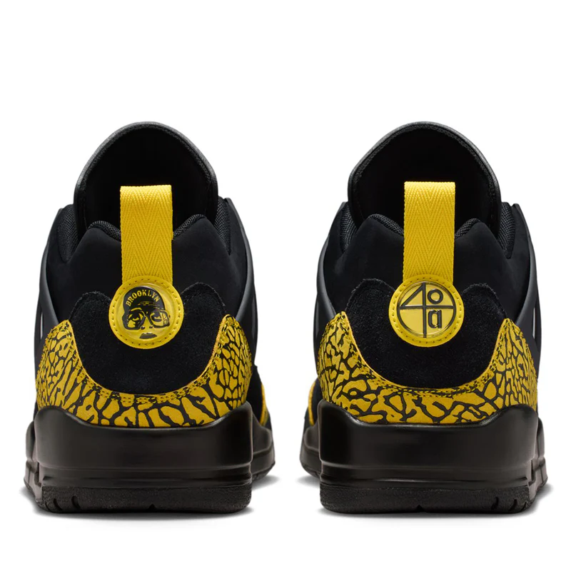 Jordan Spizike Low (GS) - Black/Speed Yellow - Image 5