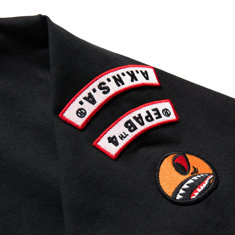 Kazuki Kuraishi x A Bathing Ape Multi Patch Military Tee - Black - Image 4