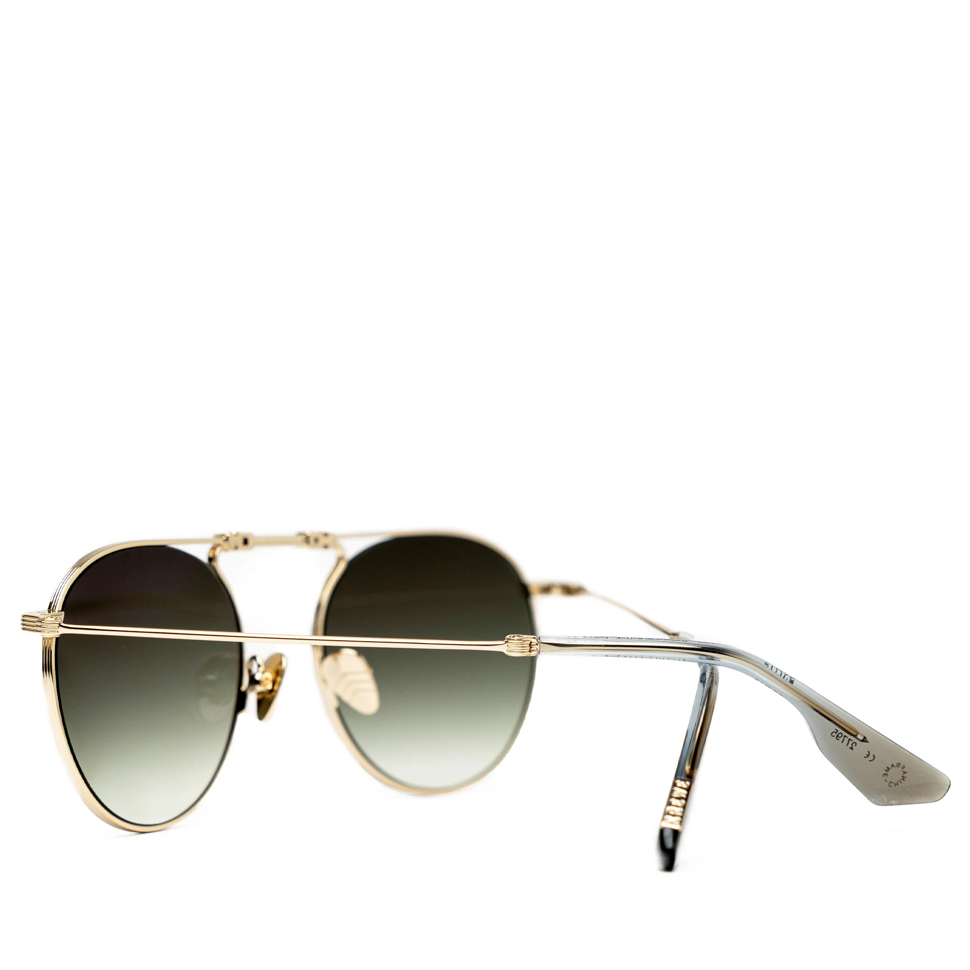 Krewe Rampart Fold Sunglasses - Green Tea 12K - Image 3