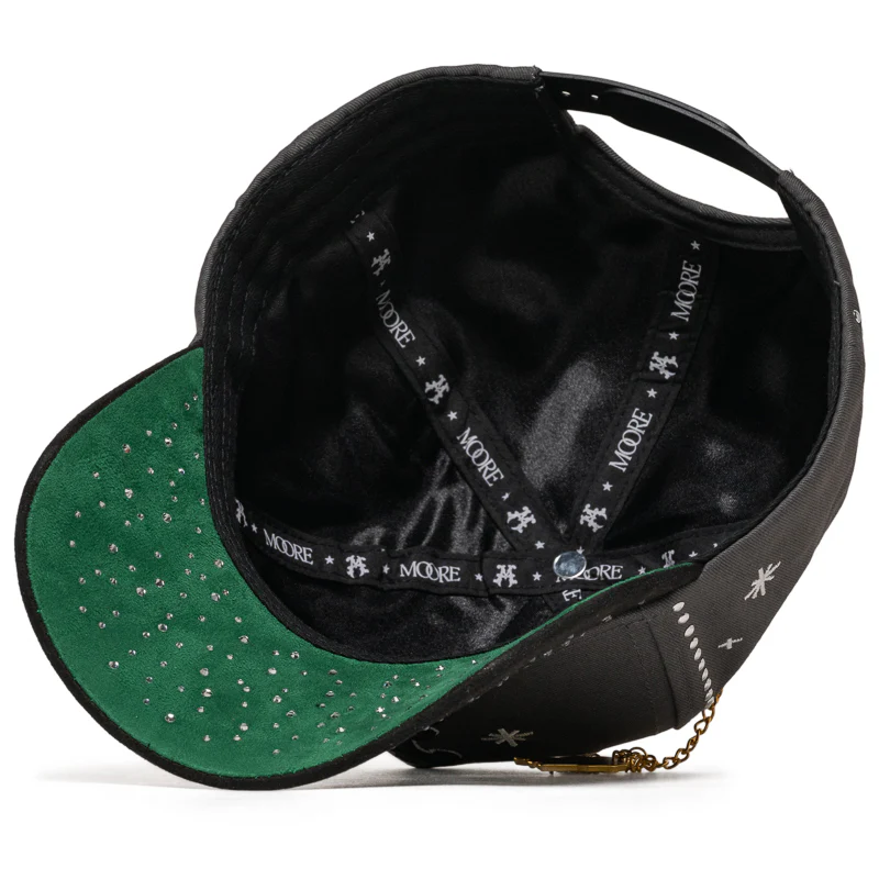 Lifted Anchors Grey Diamond Snapback - Grey/Black - Image 5