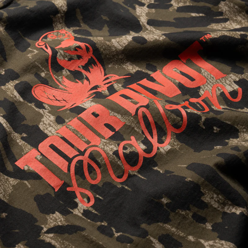 Malbon Golf Tour Divot Bermuda Tee - Bark Camo - Image 3