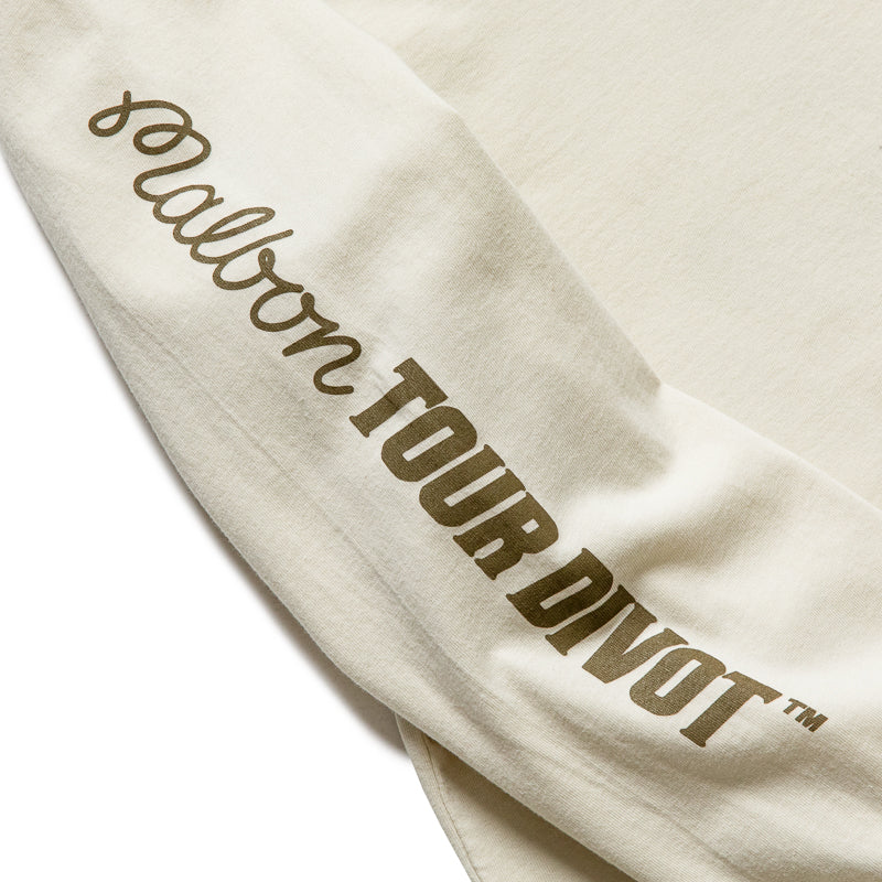 Malbon Golf Tour Divot Gorse L/S Tee - Clay - Image 4