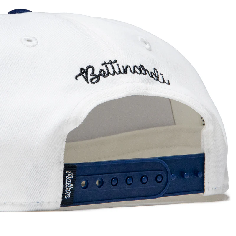 Malbon Golf x Bettinardi Gangster Buckets Snapback - White - Image 7