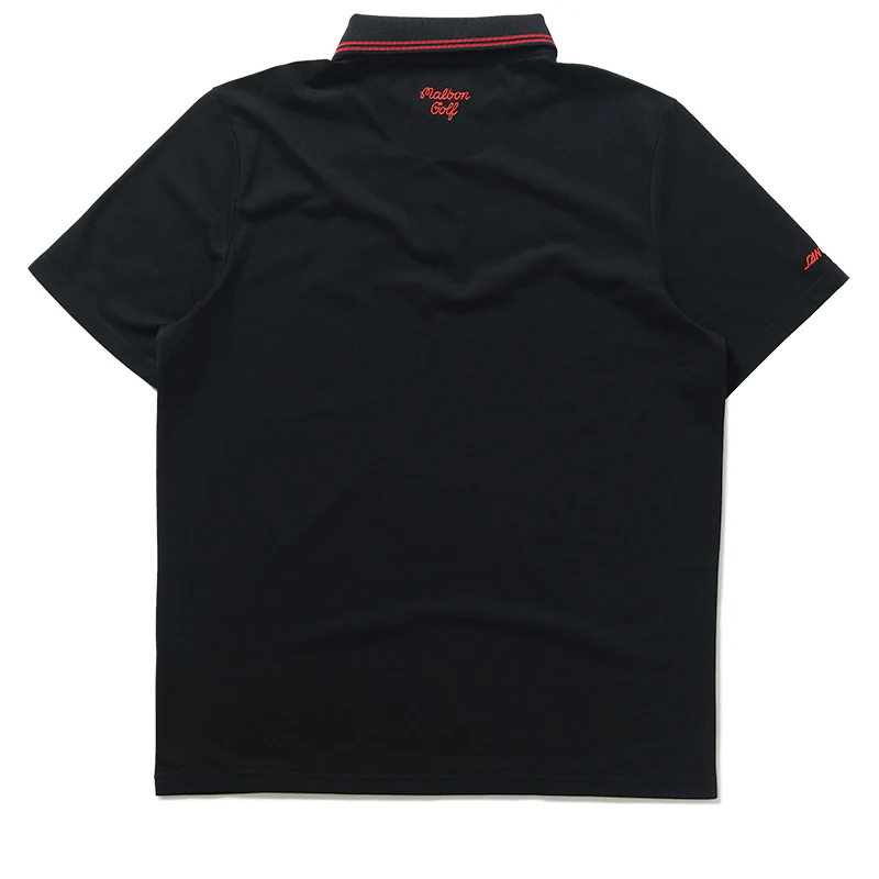 Malbon Golf x Santa Cruz Fairway Polo - Black - Image 2