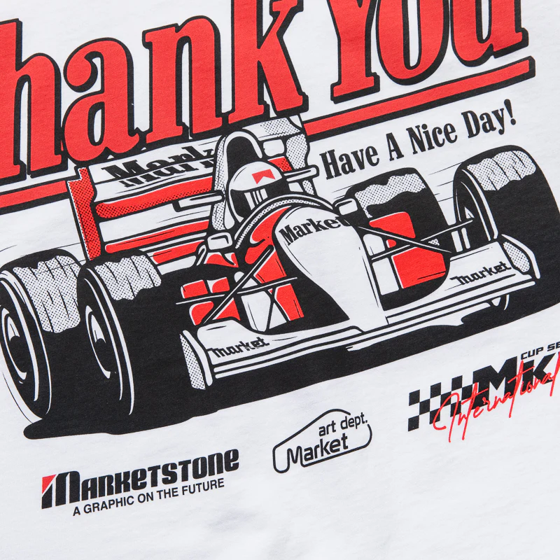 Market Have A Nice Race Tee - White - Image 4