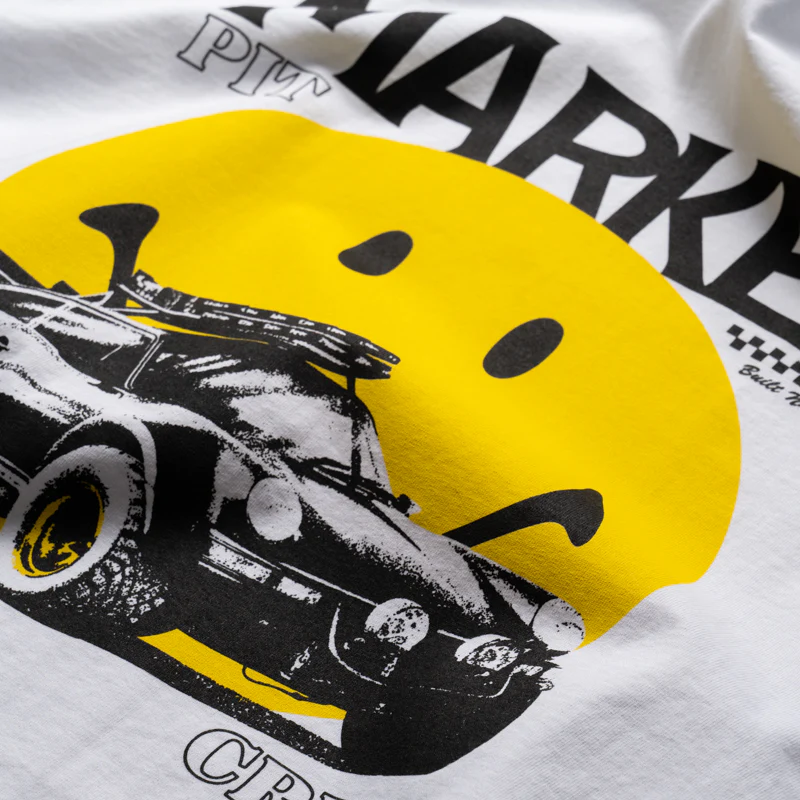 Market Smiley All Four Tee - White - Image 3