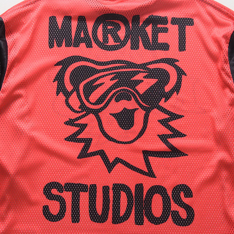 Market x Grateful Dead Moto Jersey - Red/Black - Image 4