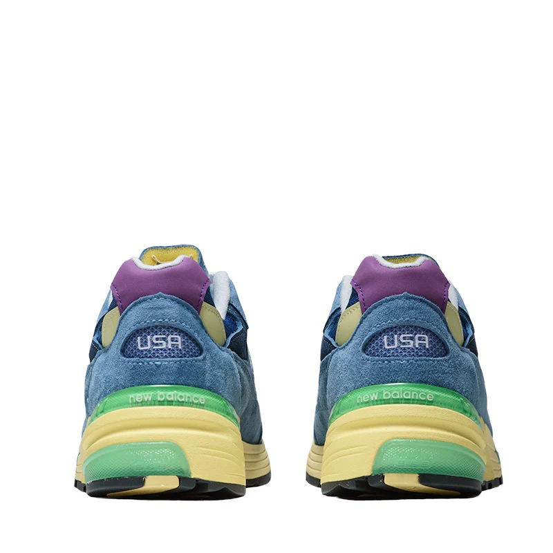 New Balance Made in USA 992 - Sea Stone/Green Apple - Image 4