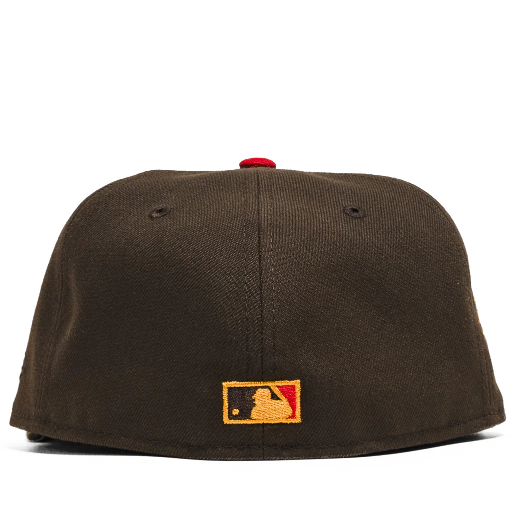 New Era x Politics Houston Astros 59FIFTY Fitted - Walnut/Scarlet - Image 3