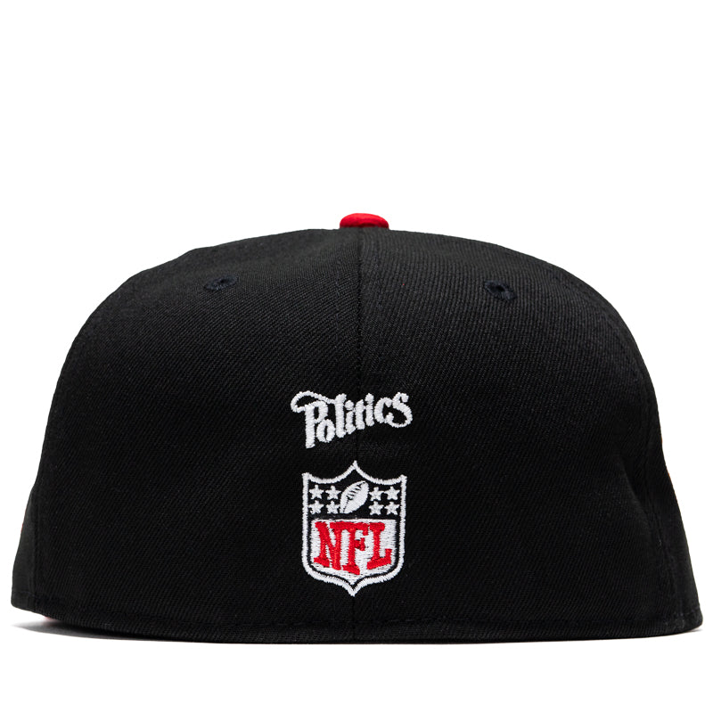 New Era x Politics Kansas City Chiefs 59FIFTY Fitted - Black/Red - Image 3