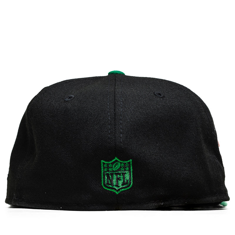 New Era x Politics New York Jets 59FIFTY Fitted - Black/Kelly - Image 3