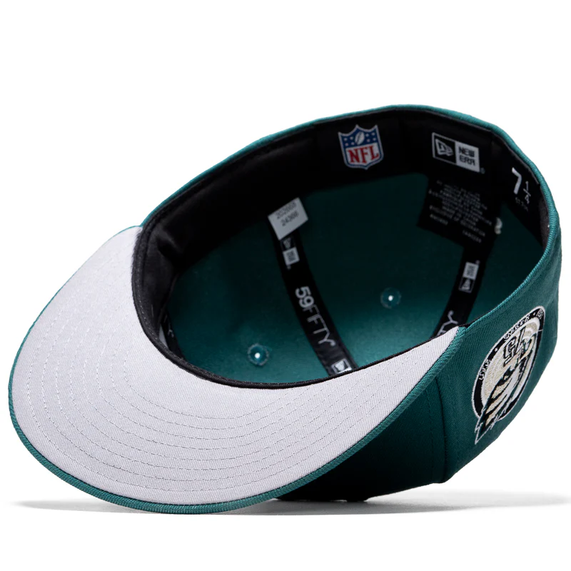 New Era x Politics Philadelphia Eagles 59FIFTY Fitted - Pine Green - Image 5